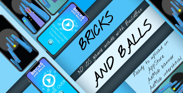 'Bricks and Balls' - iOS full 3D game icon