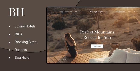 Brooklyn Heights - Hotel Booking WordPress Theme icon