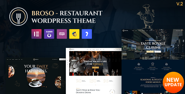 Broso - Restaurants & Cafes WordPress Theme icon