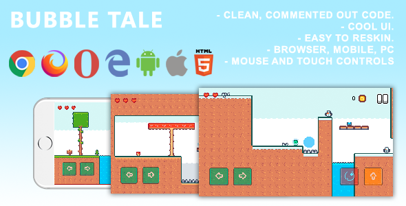 Bubble Tale. Mobile, Html5 Game .c3p (Construct 3) icon
