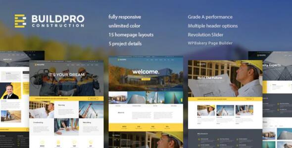 BuildPro - Business, Building & Construction WordPress Theme icon