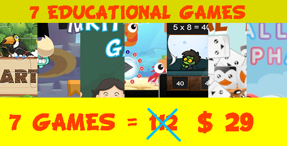 Bundle 7 Educational Games (HTML5) icon