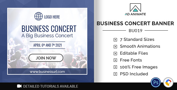 Business Banner - Concert Ad Template (BU019) icon