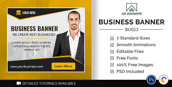 Business Banner - HTML5 Ad Template (BU023) icon