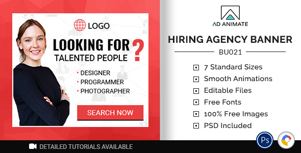 Business Banner - Hiring Talent Ad Banner (BU021) icon