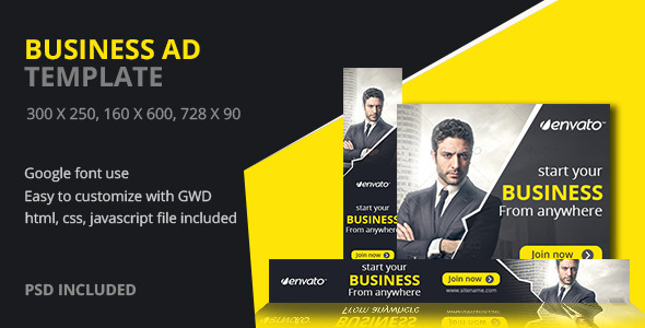 Business | HTML5 Google Banner Ad 04 icon