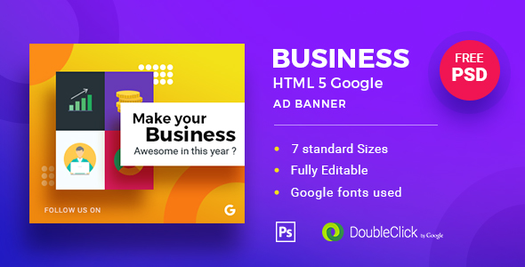 Business | HTML5 Google Banner Ad 19 icon