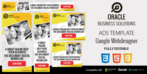 Business Solutions HTML5 Ads Template icon