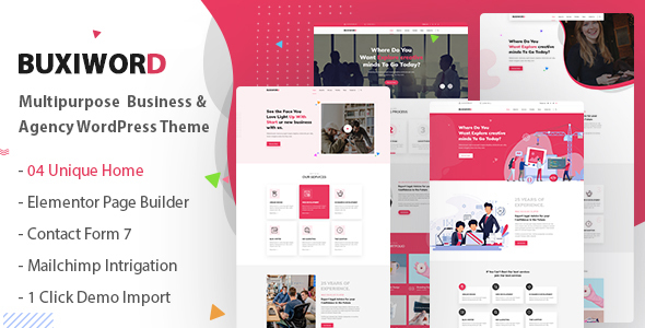Buxiword - Digital Agency WordPress Theme icon