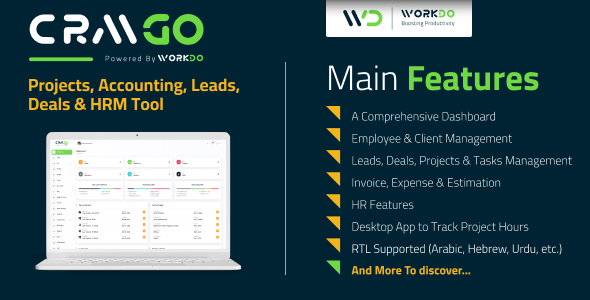 CRMGo - Projects, Accounting, Leads, Deals & HRM Tool icon
