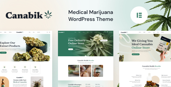 Canabik - Medical Marijuana WordPress Theme icon