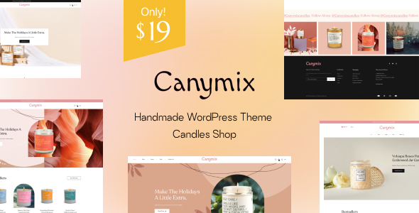 Canymix - Candle Handmade Shop WordPress WooCommerce Theme icon