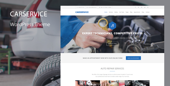 Car Service - Auto Mechanic & Car Repair WordPress Theme icon