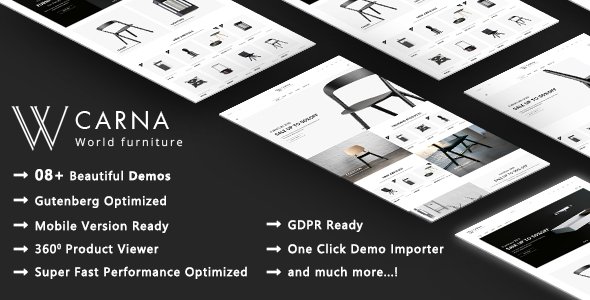 Carna | Luxury Furniture WooCommerce WordPress Theme icon