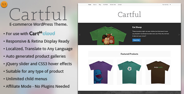 Cartful - Ecommerce WordPress Theme for Cart66 icon
