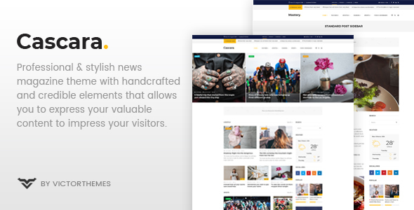 Cascara - Blog, News & Magazine WordPress Theme icon