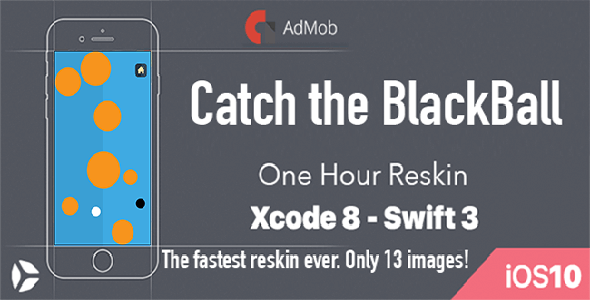 Catch The Black Ball - One Hour Reskin - iOS 10 and Swift 3 ready icon