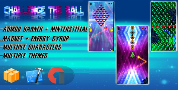 Challenge the ball - Admob + Multiple Characters (Buildbox + Xcode) icon