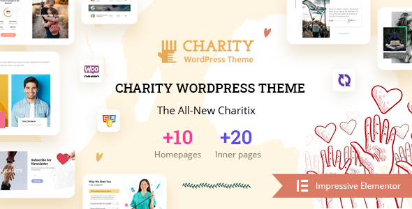 Charitix | Nonprofit Charity WordPress Theme icon