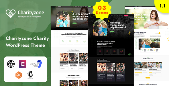 Charityzone | Donation WordPress Theme icon