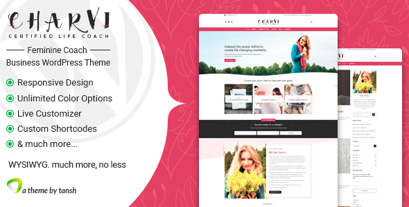 Charvi Coach & Consulting - Feminine Business WordPress Theme icon