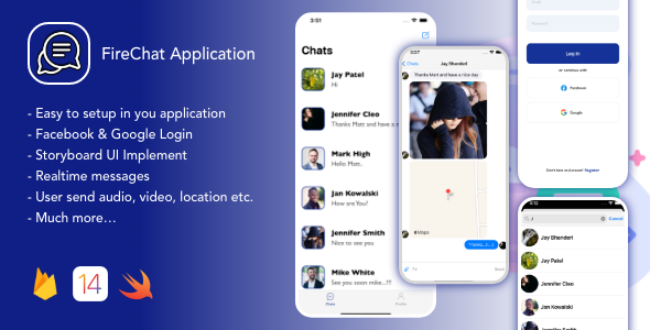 Chat app using Firebase icon