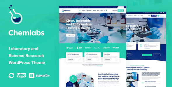 Chemlabs - Laboratory & Science Research WordPress Theme icon