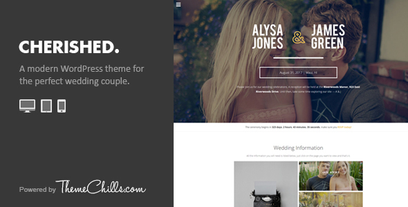 Cherished - Responsive Wedding WordPress Theme icon
