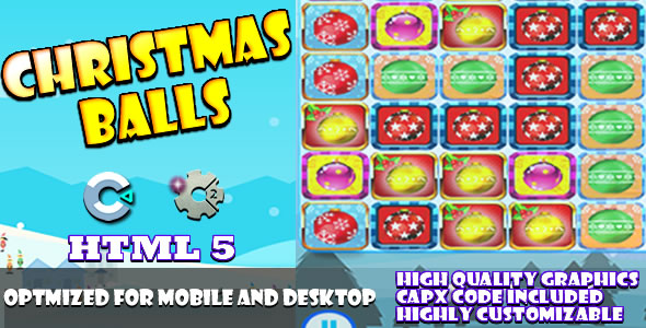 Christmas Balls - (C2, C3, HTML5) Game. icon