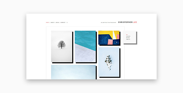 Christopher - Portfolio & Photography WordPress Theme icon