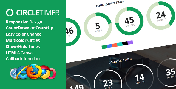 CircleTimer - jQuery Countdown Timer icon