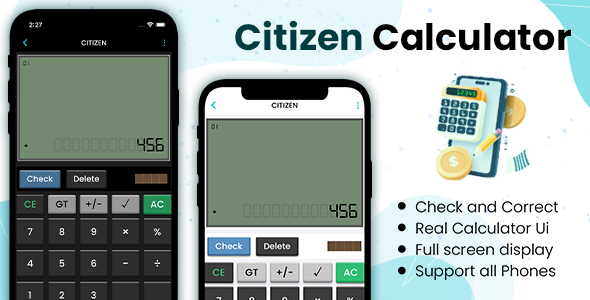 Citizen Calculator || iOS Swift | XCode | AdMob icon