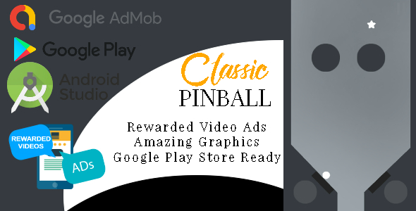 Classic Pinball - Android Studio - AdMob Ads Reward Video icon