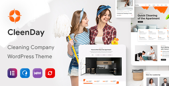 CleenDay - Cleaning Company WordPress Theme icon