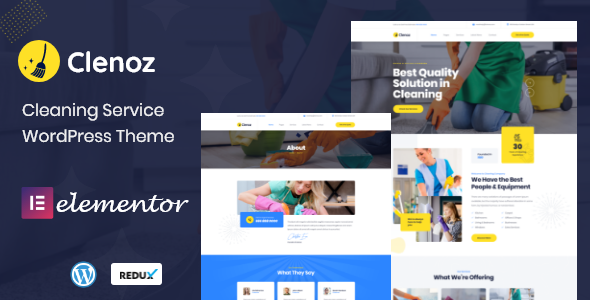 Clenoz - Cleaning Service WordPress Theme icon