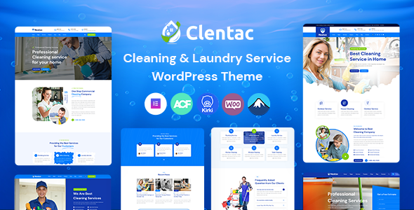 Clentac - Cleaning Services WordPress Theme icon