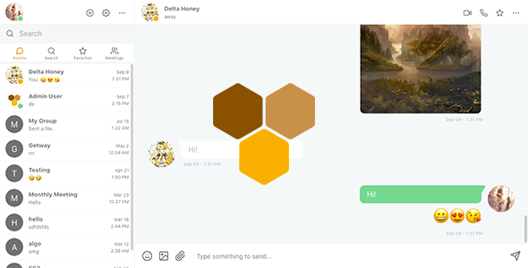 Clover - Real-Time Messaging, Audio & Video Conferencing Web App - Node.js, React, WebRTC, Socket.IO icon