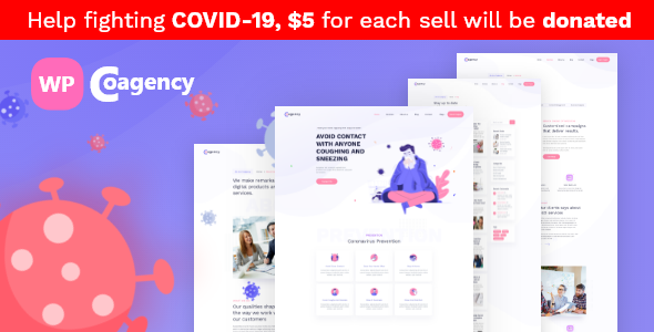 Cogency (Corona, Covid-19) - Digital Agency Multipurpose WordPress Theme icon