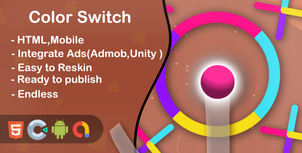 Color Jump Switch - Html5 Game and Mobile (Construct 3) icon