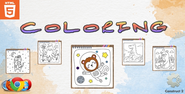 Coloring - Paint game - HTML5 icon