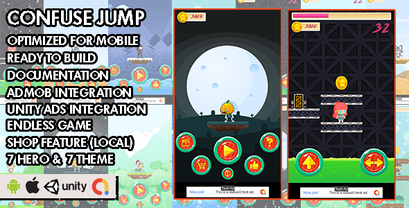 Confuse Jump - Unity Game - Android Hypercasual Game icon