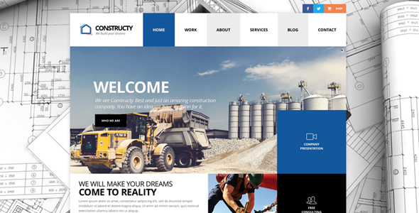 Constructy - Construction Business Building Theme icon