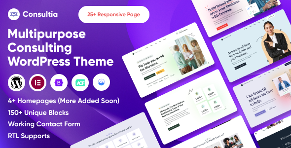 Consultia - Multipurpose Consulting WordPress Theme icon