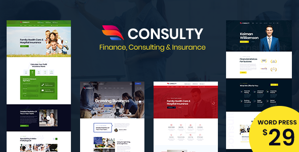 Consulty - Business Finance WordPress Theme icon