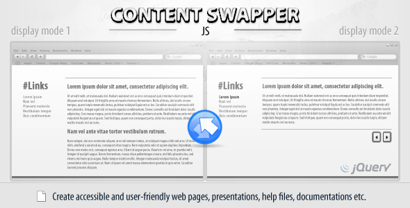 Content Swapper (jQuery) icon