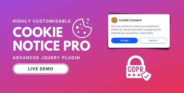 Cookie Notice Pro | Advanced jQuery Plugin icon