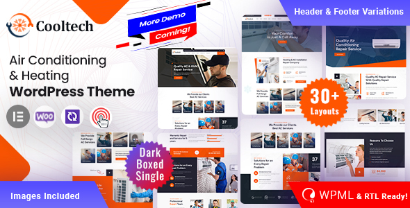 Cooltech - Air Conditioning & Heating WordPress Theme icon