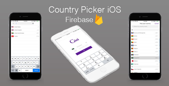 Country Picker iOS (Firebase) icon