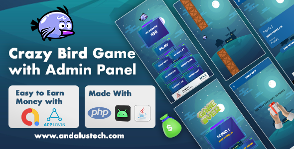 Crazy Bird Game Earn Money with Admin Panel icon