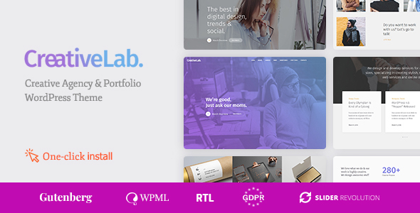 Creative Lab - Studio Portfolio & Design Agency WordPress Theme icon